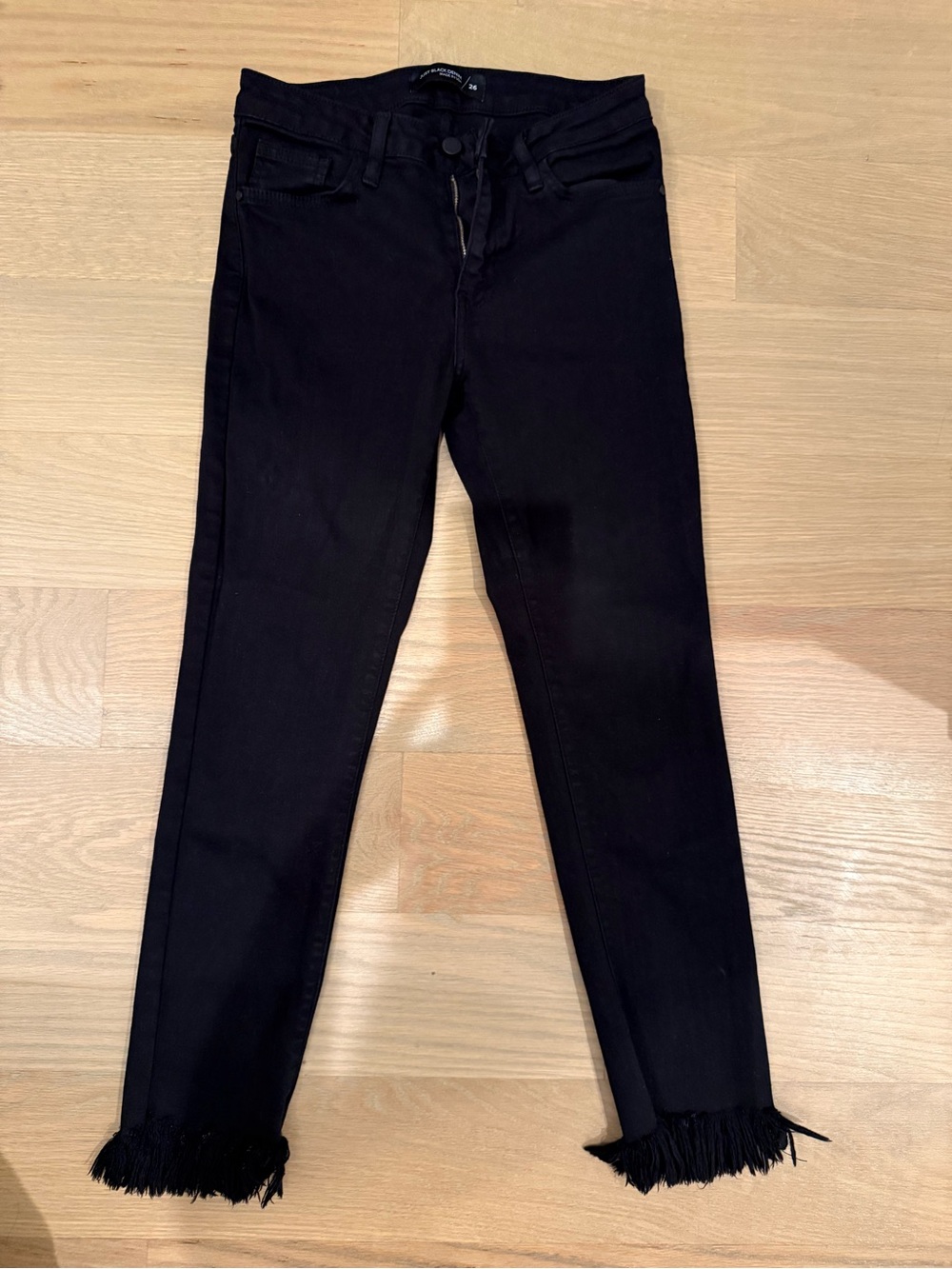 Just Black Slim High-Rise Black Jeans